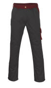 00979-430-88802 Pantalones con bolsillos para rodilleras - antracita/rojo