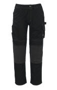 05079-010-09 Pantalones con bolsillos para rodilleras - negro