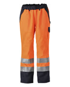 07090-880-141 Cubre pantalón - naranja de alta vis./azul marino