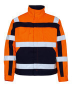 07109-860-141 Chaqueta - naranja de alta vis./azul marino