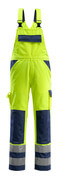 07169-470-171 Peto con bolsillos para rodilleras - amarillo de alta vis./azul marino
