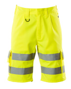 10049-470-17 Pantalones cortos - amarillo de alta vis.