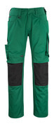 12179-203-0309 Pantalones con bolsillos para rodilleras - verde/negro