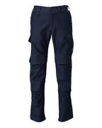 13679-216-010 Pantalones con bolsillos para rodilleras - azul marino oscuro