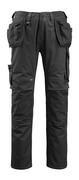 14131-203-09 Pantalones con bolsillos tipo funda - negro
