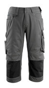 14149-442-1809 Pantalones con longitud de ¾ con bolsillos para rodilleras - antracita oscuro/negro
