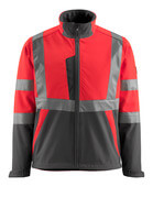 15902-253-17010 Chaqueta Softshell - amarillo de alta vis./azul marino oscuro