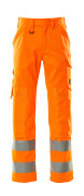 16879-860-14 Pantalones con bolsillos para rodilleras - naranja de alta vis.