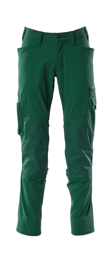 18479-311-03 Pantalones con bolsillos para rodilleras - verde