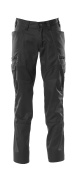 18679-442-09 Pantalones con bolsillos de muslo - negro