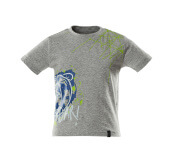 18982-965-08 Camisetas para niños - gris-moteado