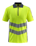 50130-933-14010 Polo - naranja de alta vis./azul marino oscuro