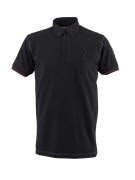 50351-833-09 Polo con bolsillo en el pecho - negro