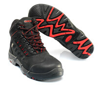 F0025-901-0902 Botas de seguridad - negro/rojo