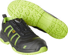 F0125-773-0917 Zapatos de seguridad - negro/amarillo de alta vis.