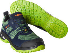 F0131-849-01033 Zapatos de seguridad - azul marino oscuro/verde lima