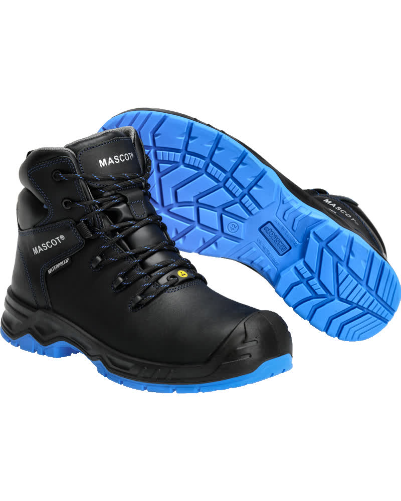F0141-902-0901 Botas de seguridad - negro/azul real