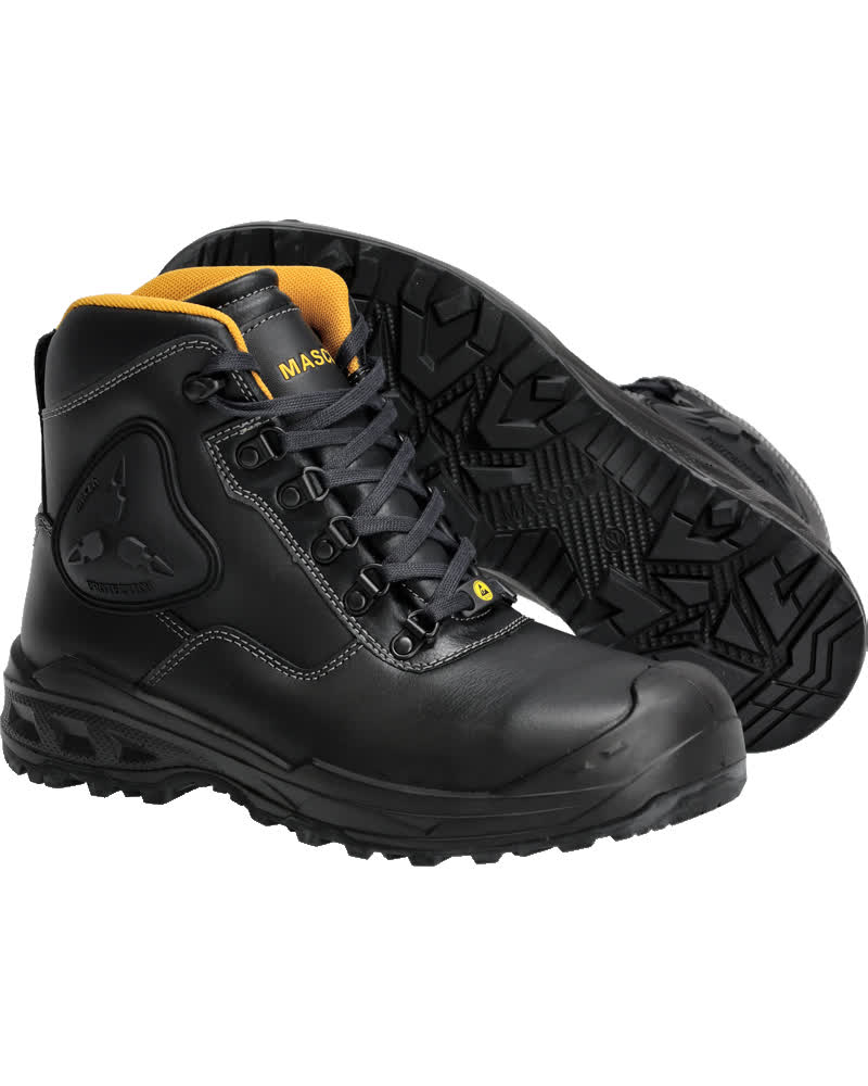 F0165-902-0907 Botas de seguridad - negro/amarillo