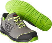 F0210-702-0837 Zapatos de seguridad - gris/verde lima