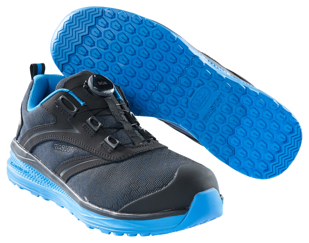 F0251-909-0911 Zapatos de seguridad - negro/azul real