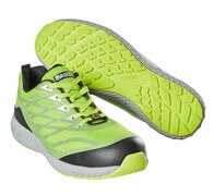 F0301-909-37880 Zapatos de seguridad - verde lima/plata